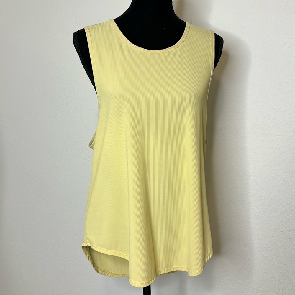 Zyia size XXXL ribbed yellow tank top